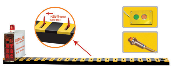 惠民县V3嵌入式闯岗自动扎胎器/阻车器